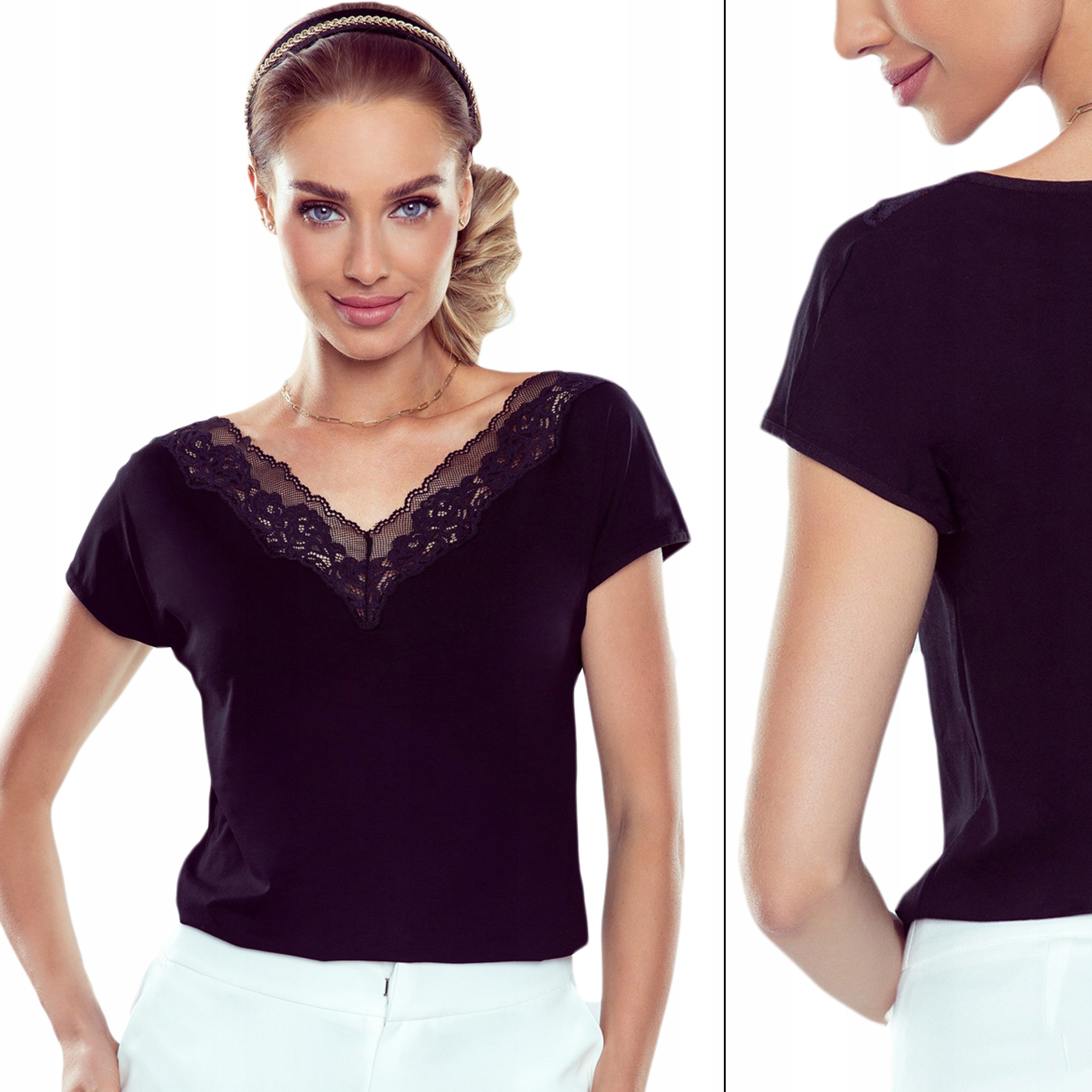 

Eldar Teri Bluzka Damska z Wiskozy czarny 3XL