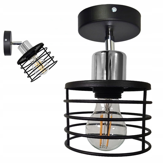 

Lampa sufitowa plafon ruch żyrandol Sprężyna drut