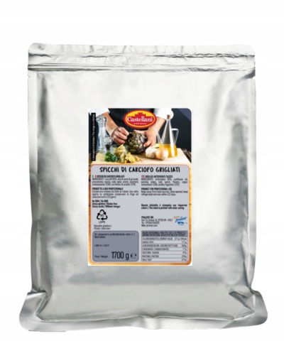 Levně Artyčoky grilované v oleji čtvrtky 1.7 kg Pralver