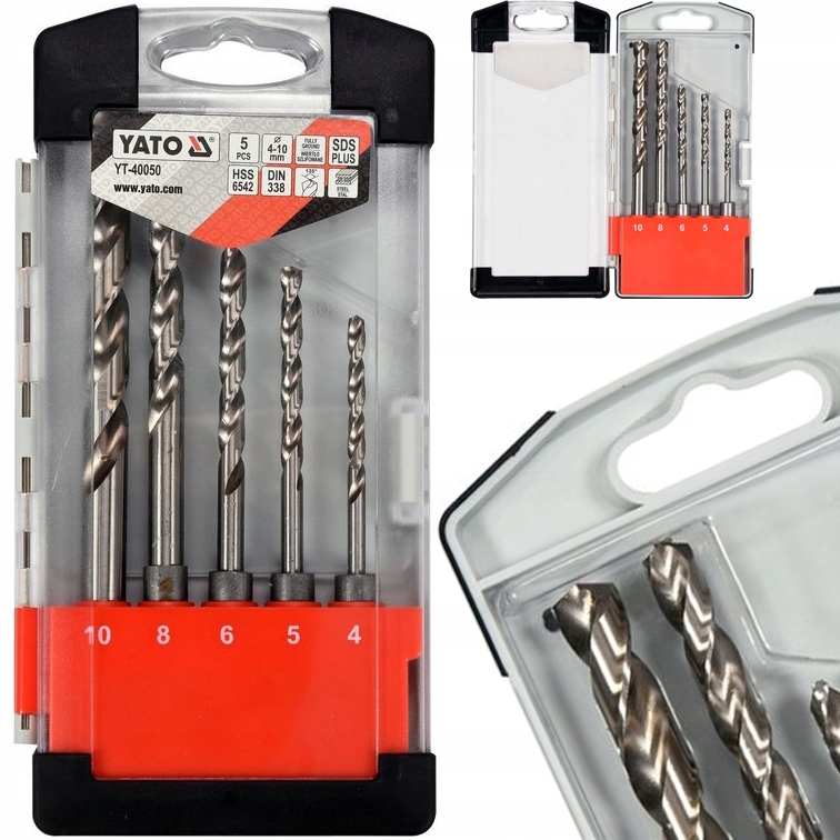 

Yato Wiertło SDS-Plus Do Metalu Hss 4-10 mm 5 szt.