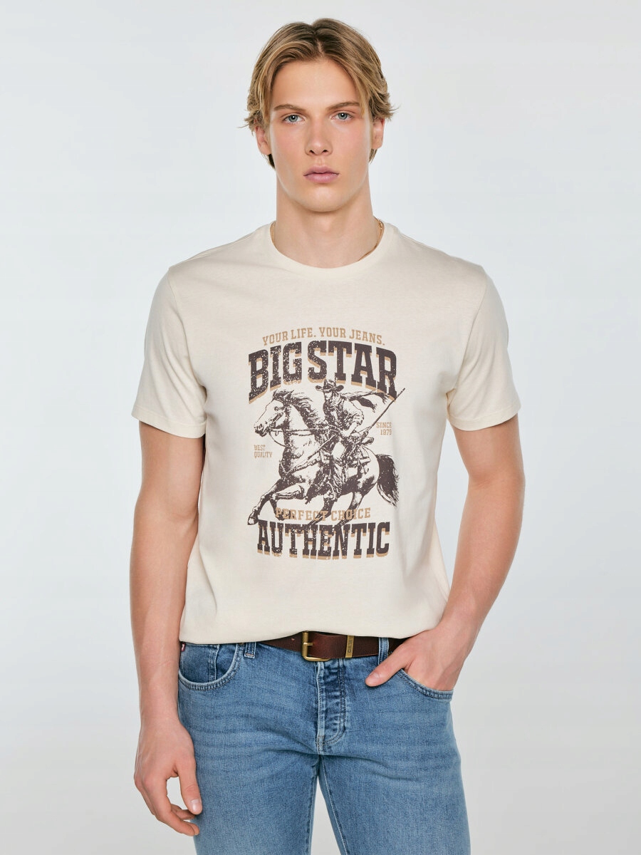 Big Star Tričko z řady Authentic perleťová Patter 103 S