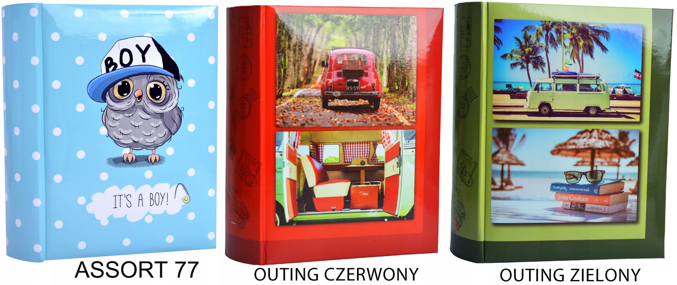 ALBUM NA ZDJĘCIA 10x15 300 ZDJĘĆ SZYTY Z OPIS MIX Model SCENERY - 5