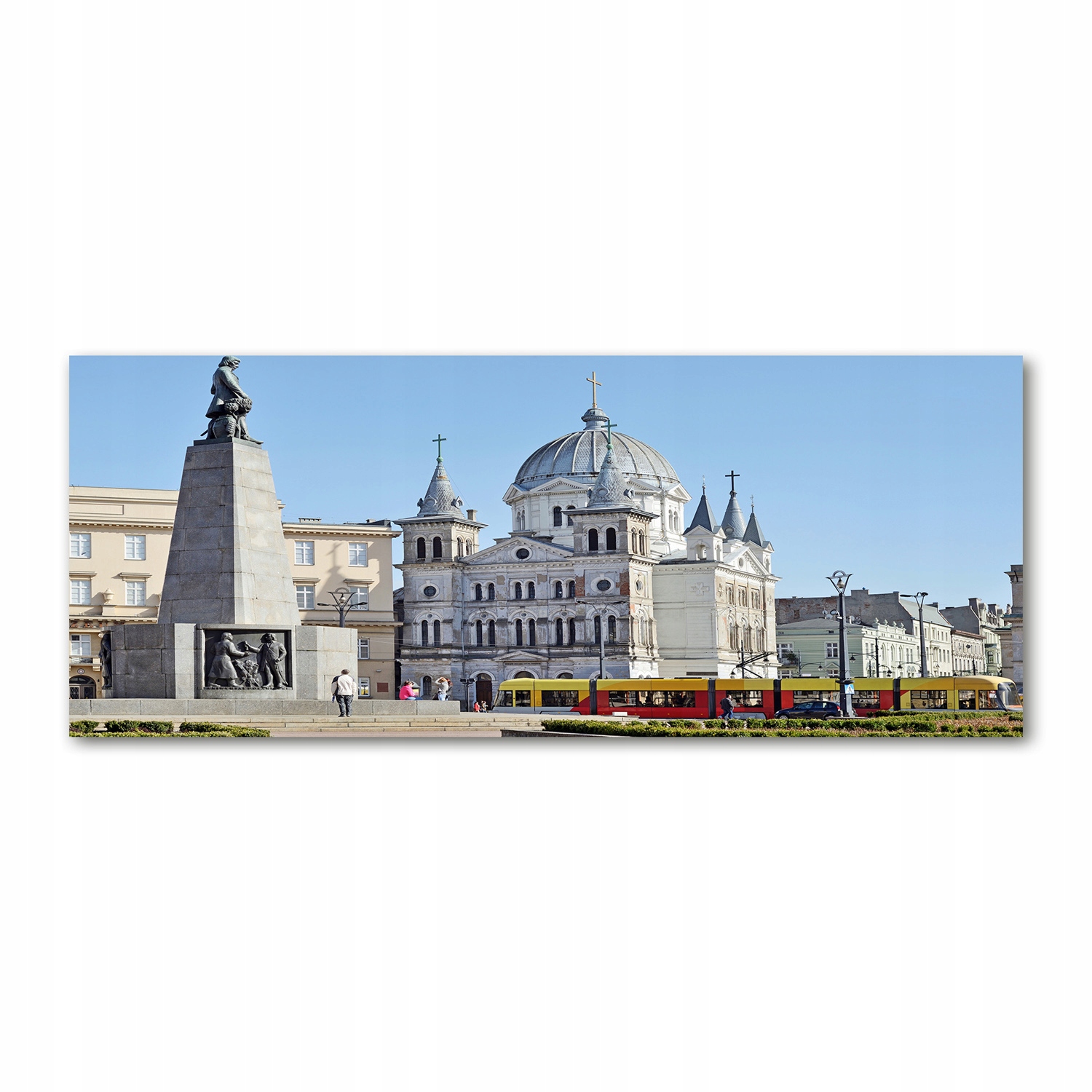

Foto obraz szkło akryl Plac Wolności Łódź 125x50cm