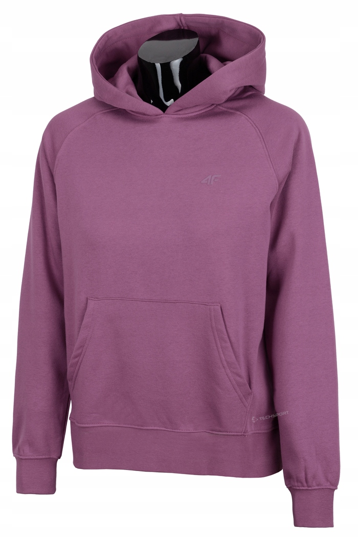 4F Ocieplana Damska Bluza Bawełniana Kangurka Z Kapturem rozm XL