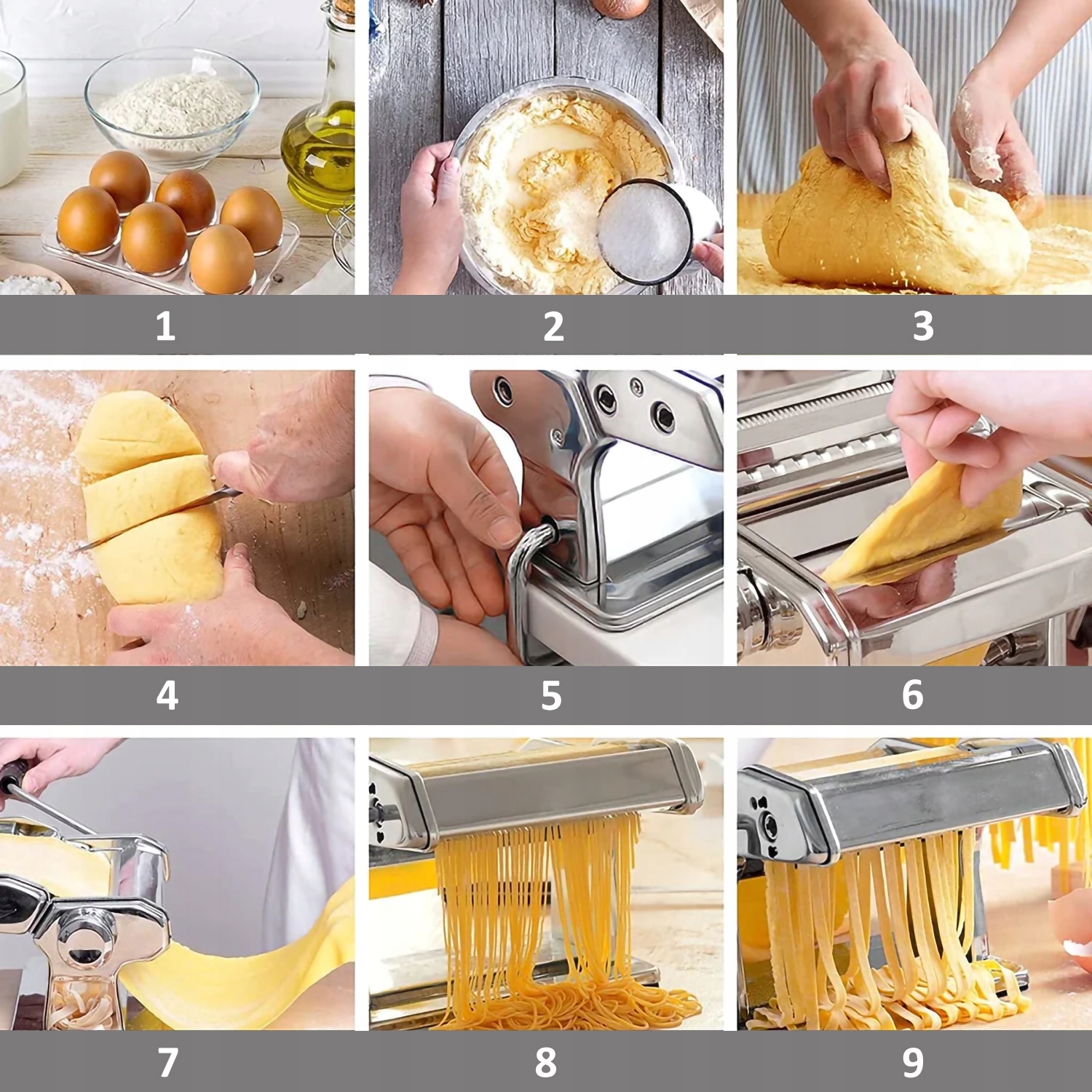 MASZYNKA DO DOMOWEGO MAKARONU PROSTE UŻYTKOWANIE STAL NIERDZEWNA REGULACJA Rodzaj ręczna