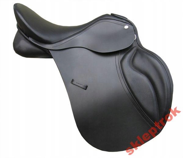 Siodło wszechstronne Hubert Daw Mag 17,5 " Łęk L skóra Exclusive czarne