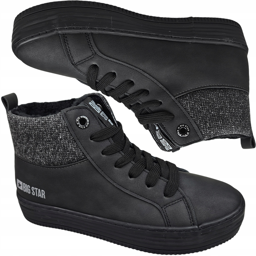 

Buty Big Star trampki damskie czarne II274147 36