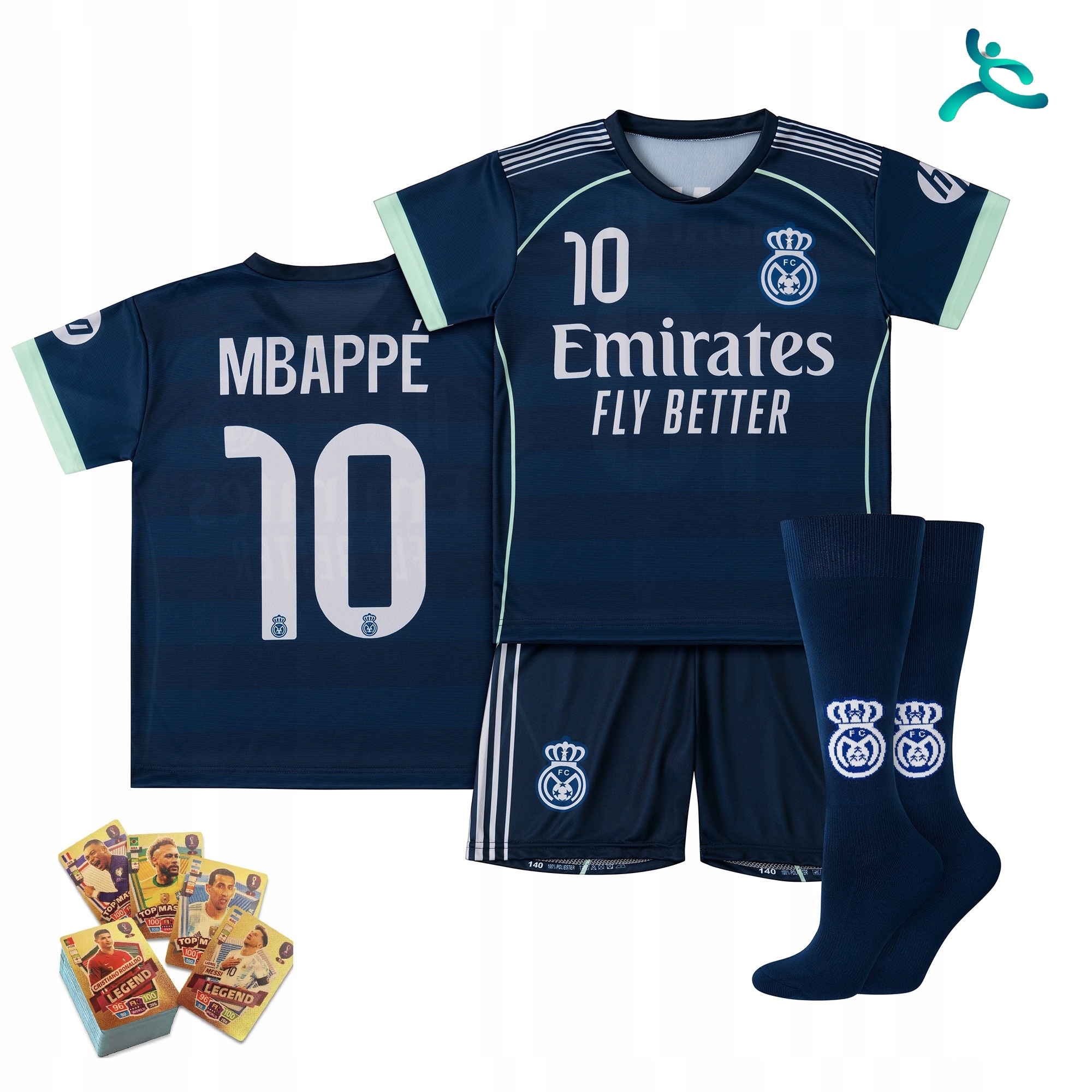 Fotbalové oblečení komplet dárek Mbappe vel 152