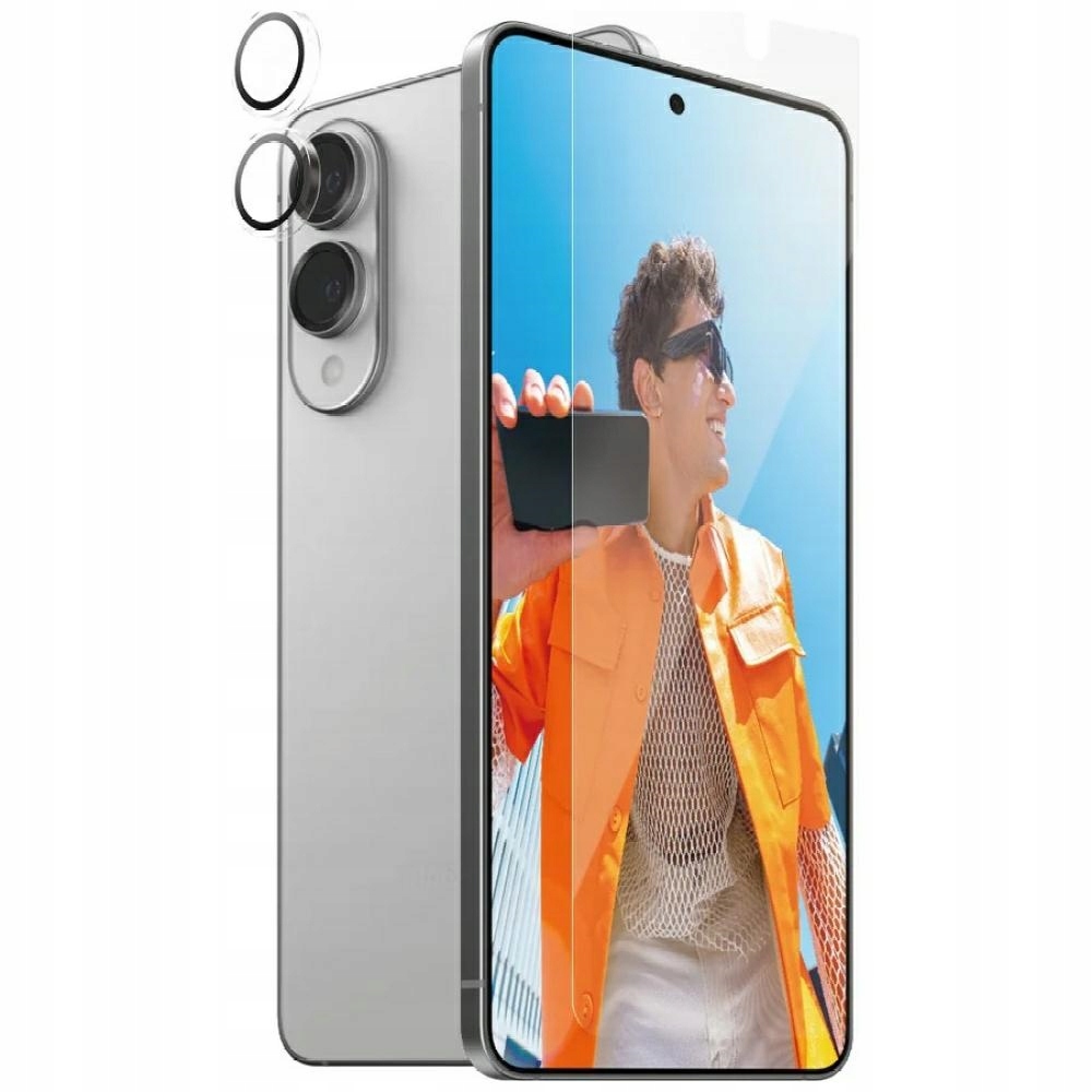 Sklo Galaxy S25 Edge PanzerGlass – 9H krytka fotoaparátu 2v1 Sada