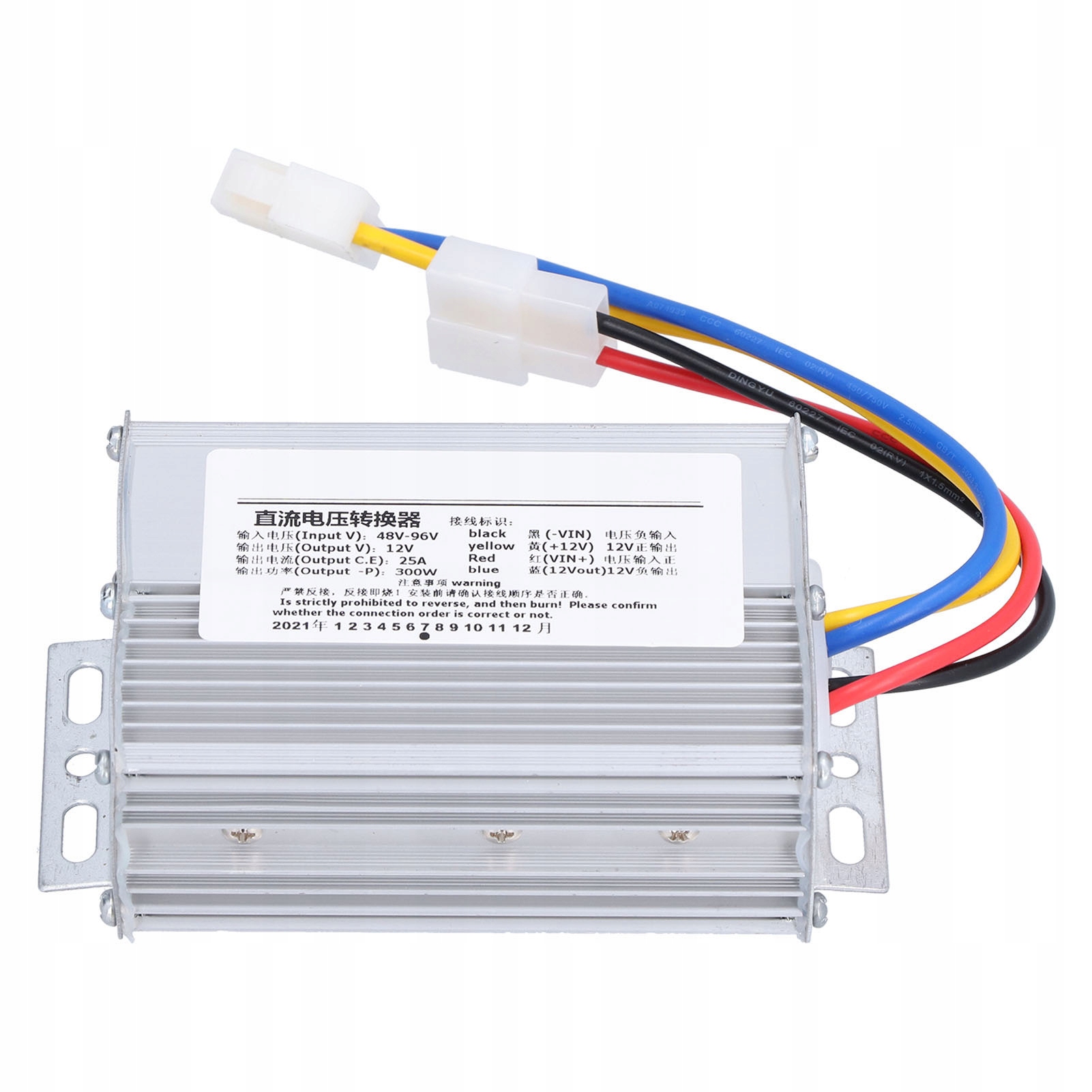 KONWERTER PRĄDU STAŁEGO 48V-96V NA 12V DC