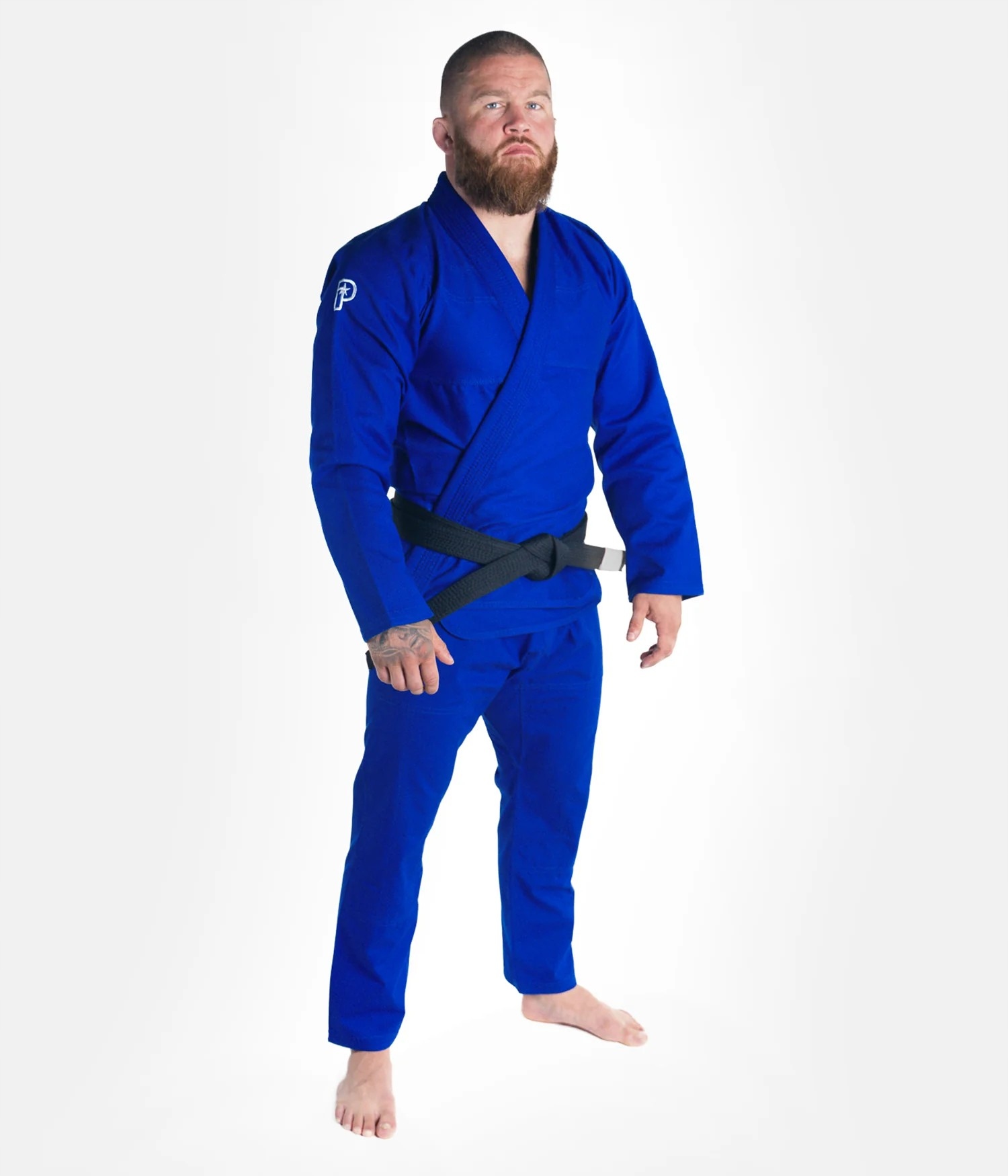 Progress Kimono/Gi Bjj Pánské The Academy Modré bílý pásek v kompletu