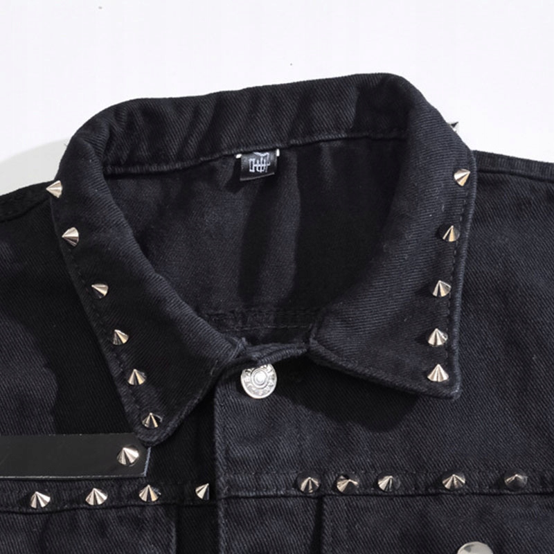 MĘSKA KAMIZELKA MOTOCYKLOWA czarny Rozmiar M