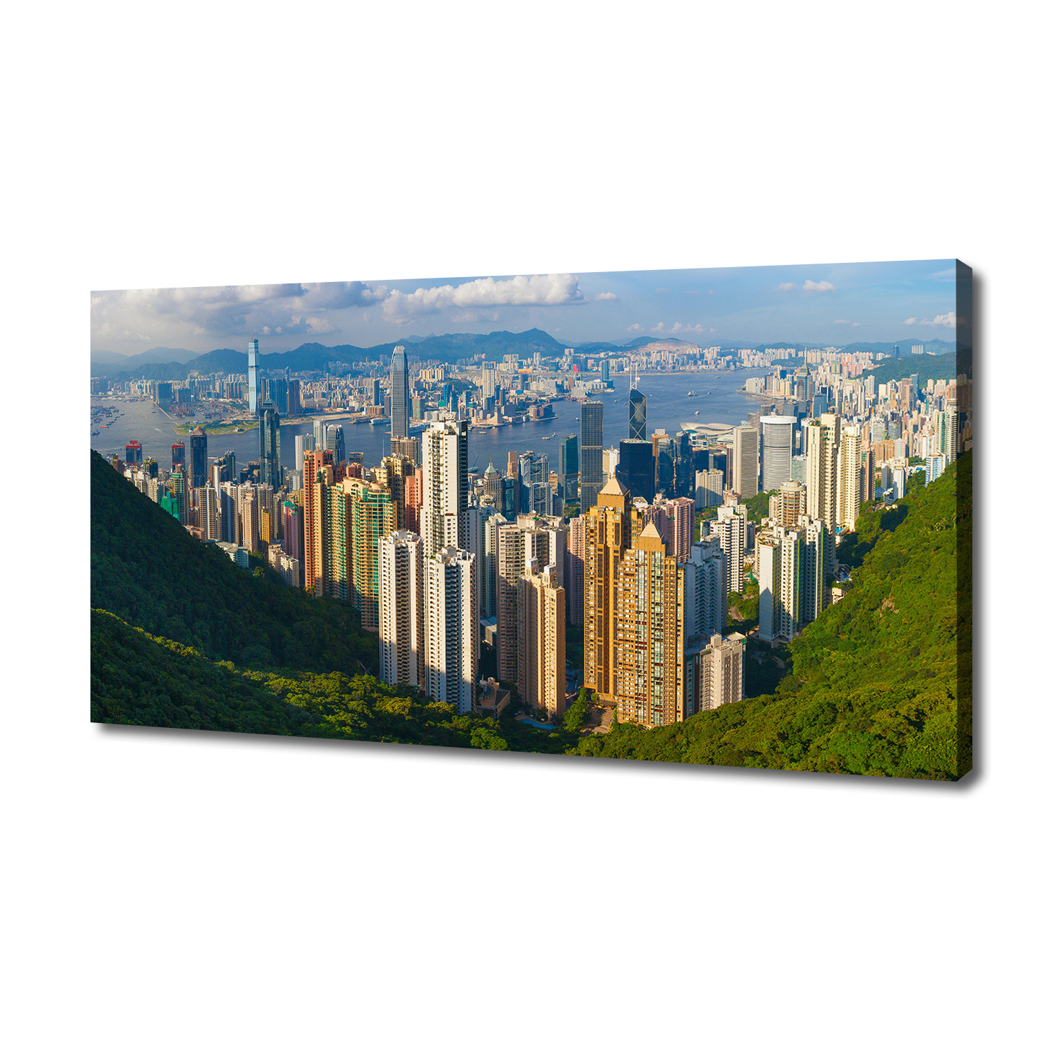 

Foto obraz na płótnie Hongkong panorama 140x70 cm