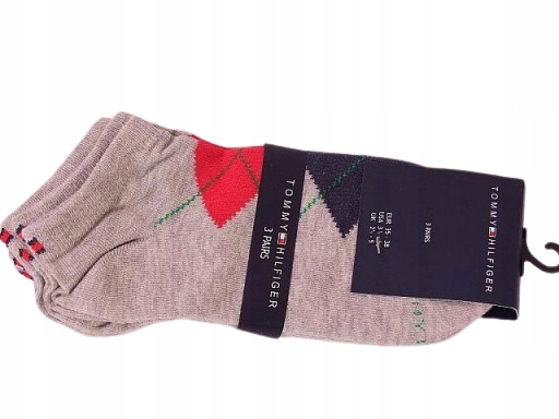 

T27 Skarpetki Stopki Tommy Hilfiger 3PAK 35-38