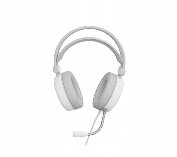 Słuchawki przewodowe Genesis Neon 613 RGB Gamingowe Białe Stan opakowania oryginalne