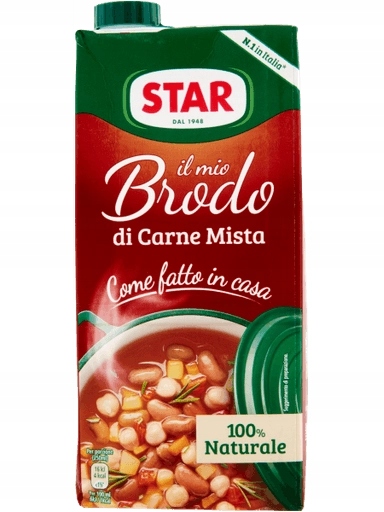 4x Star Brodo Carni Mix 1L masový vývar italský mix masa