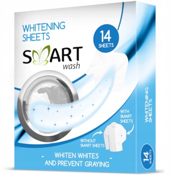 

Chusteczki do prania z wybielaczem Smart Wash 14sz