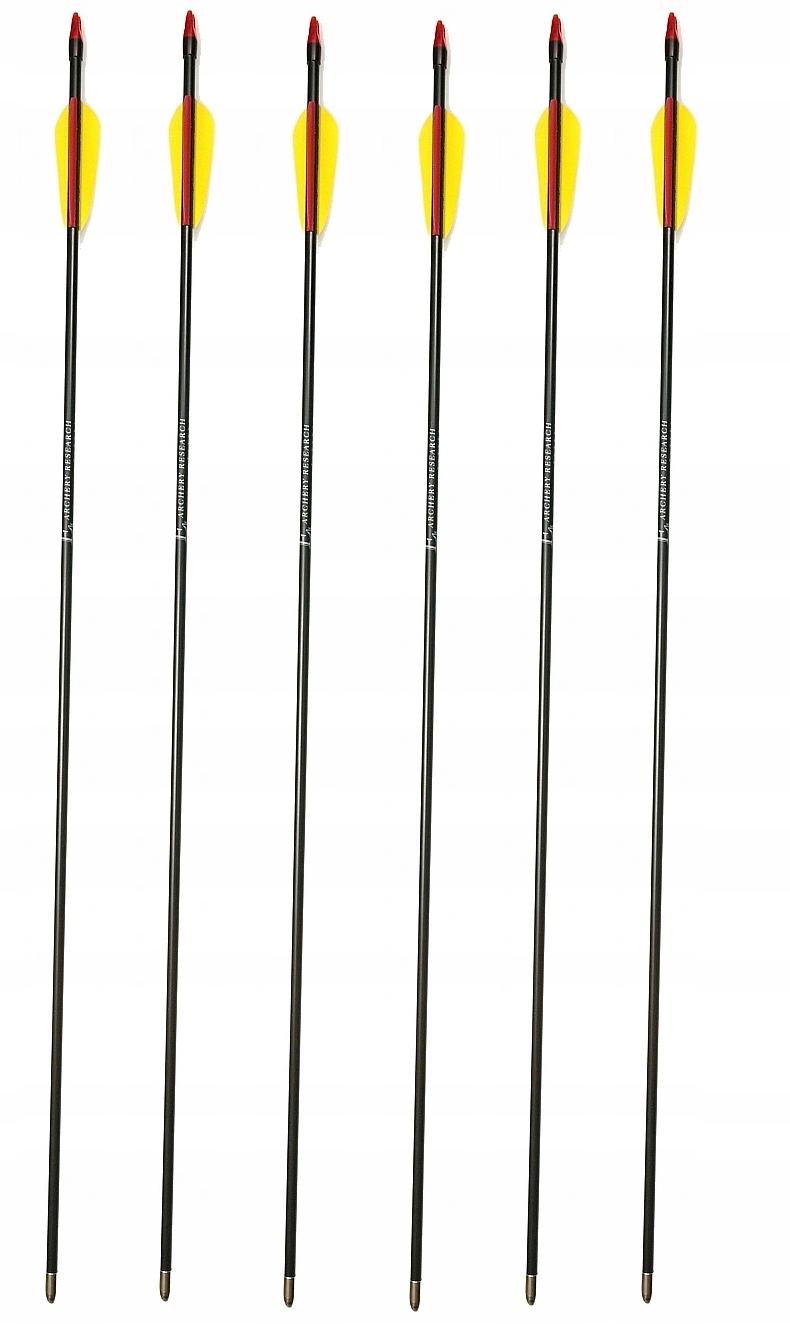 Střely do luku ze skleněných vláken, šíp 6 kusů