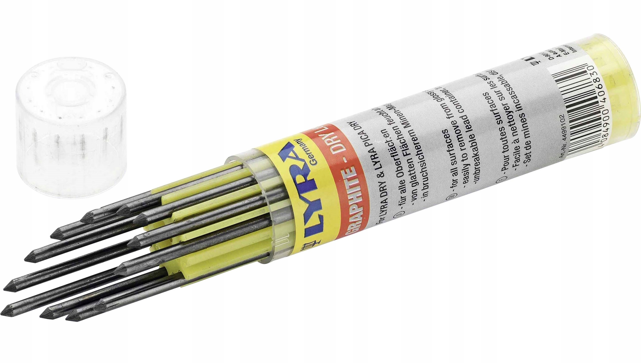 Wkłady rysiki wymienne grafit 2B do ołówka LyraDry Marka Lyra