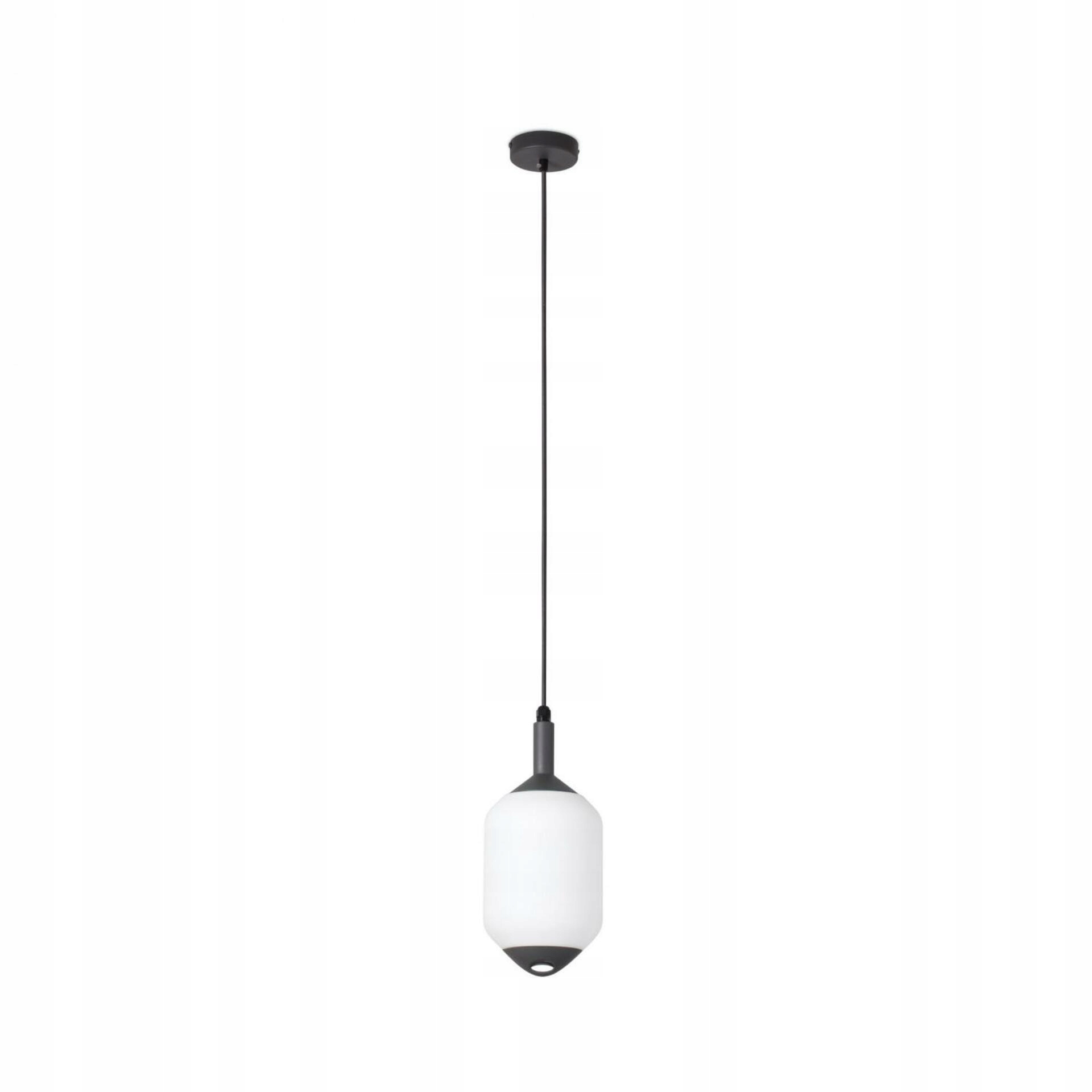 Závesné svietidlo Faro Saigon E27 IP65 sivá/biela, interiér/exteriér