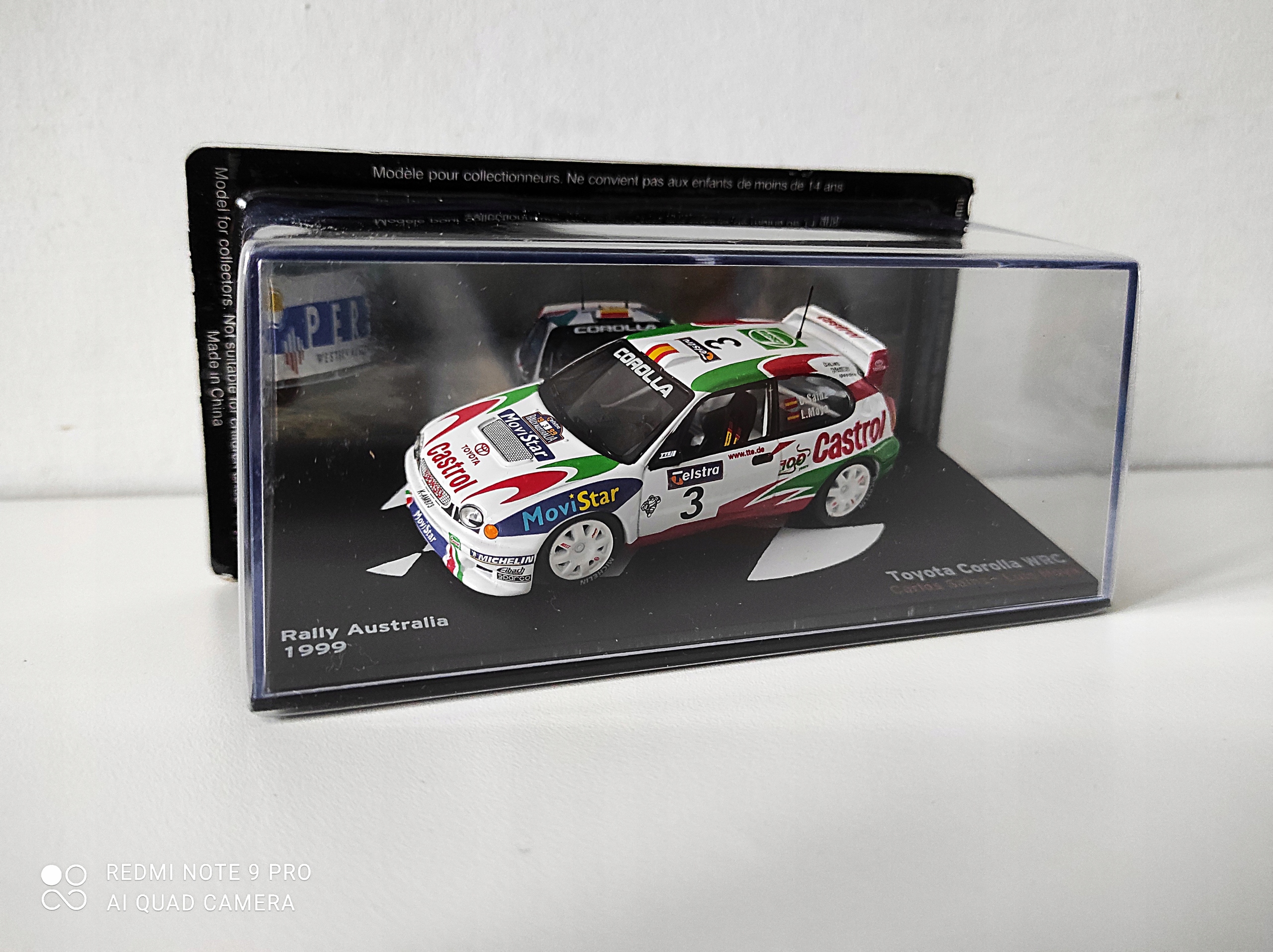 Toyota Corolla Wrc Rallye Austrálie 1999 C. Sainz L-Moya 1:43