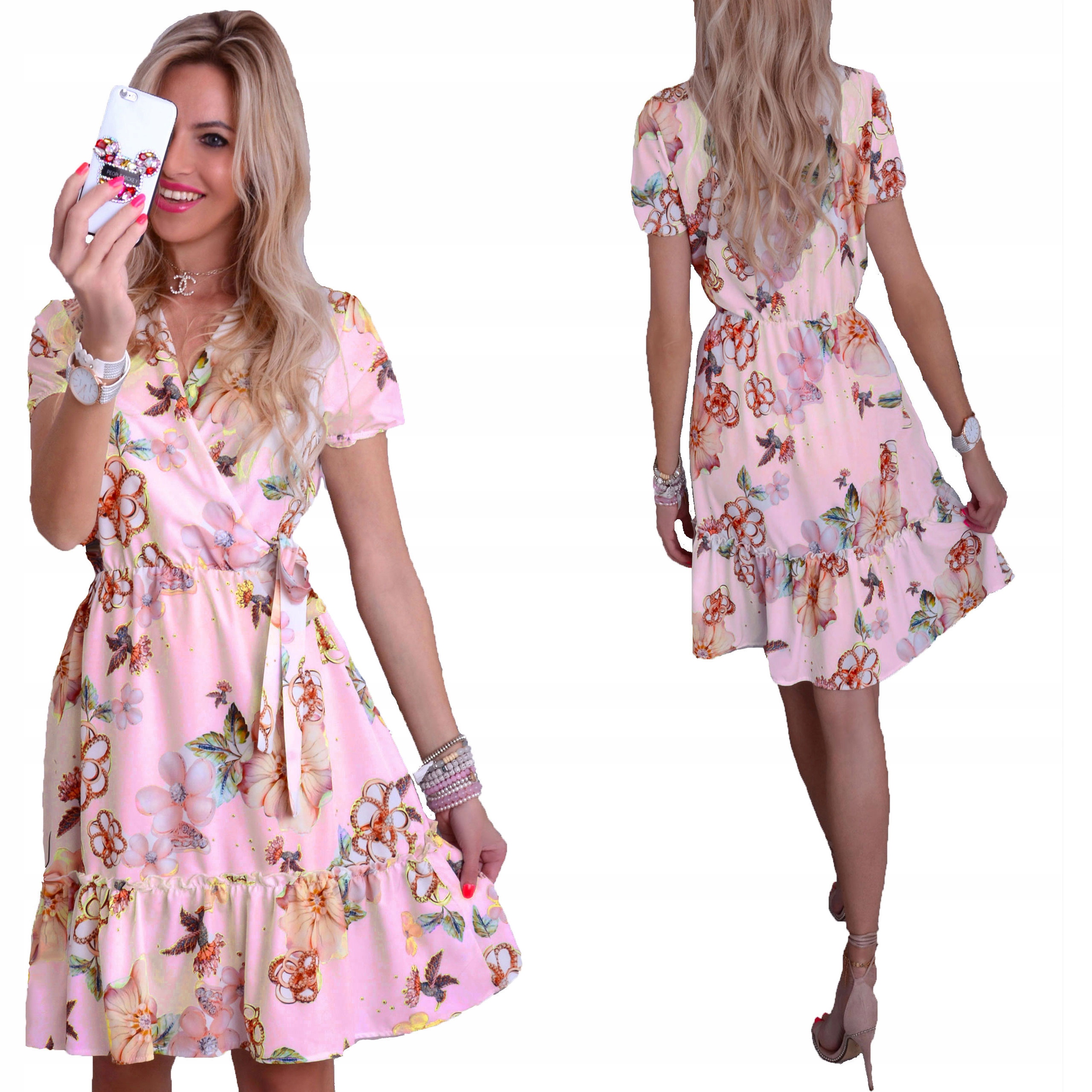 

Jedyna Taka Sukienka W Kwiaty Trapez Wesele 252