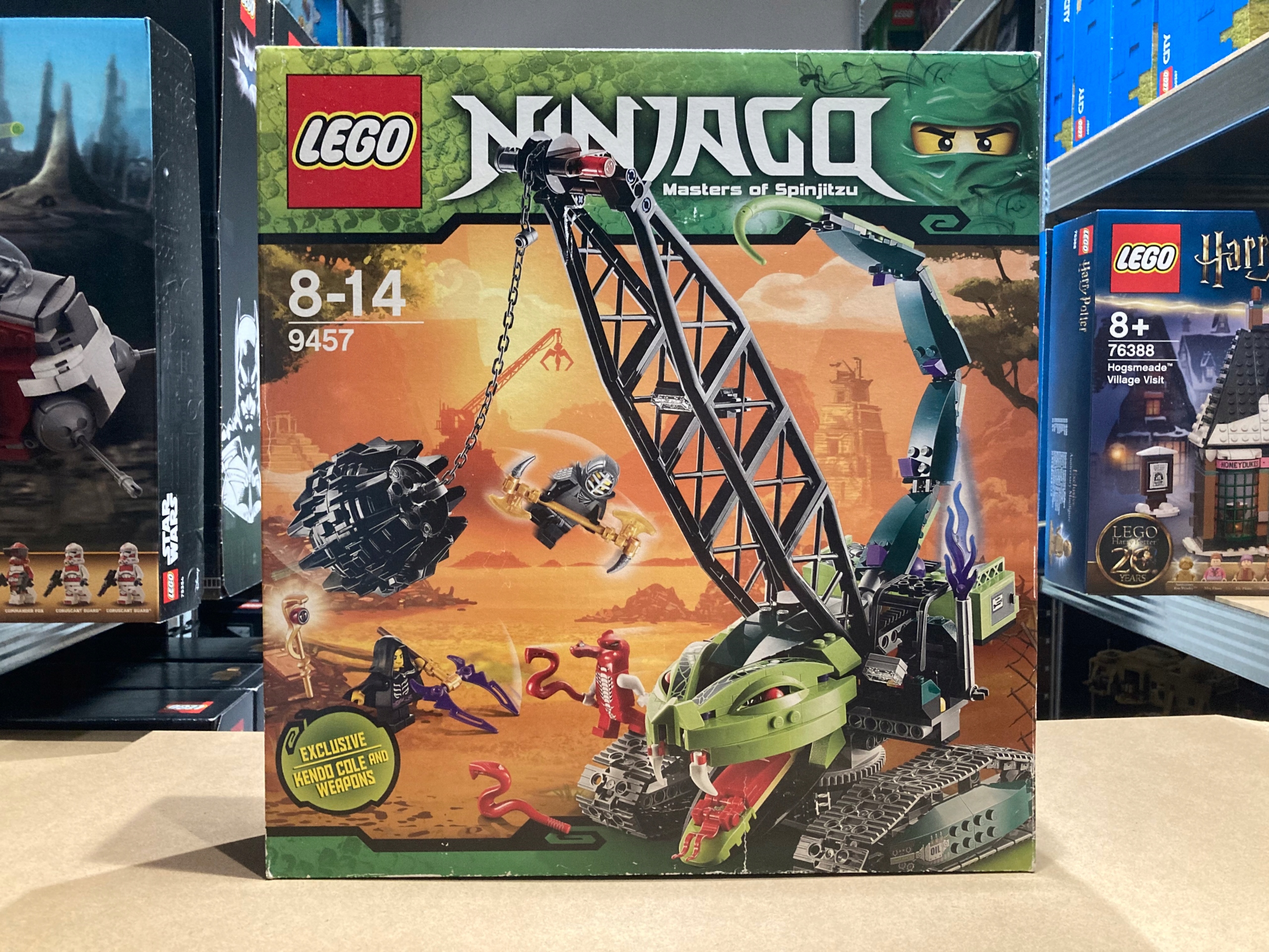 Lego 9457 Ninjago Niszcząca Kula Ogniokła Lloyd Garmadon Fangdam Cole