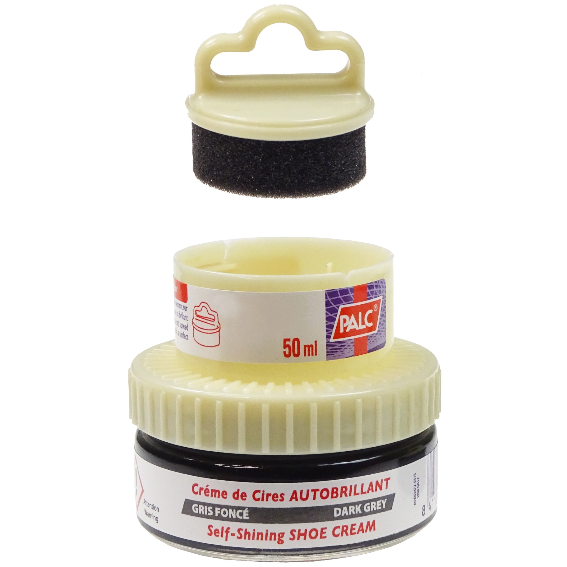 PASTA DO BUTÓW SZARA CIEMNA WOSKOWA KREM GĄBKA EAN (GTIN) 8411250013863