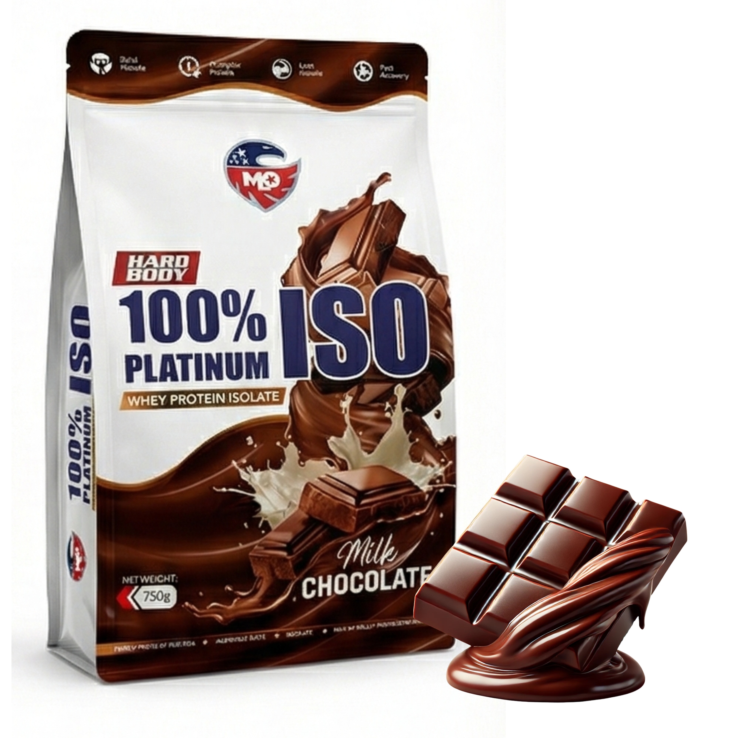 MLO NUTRITION Platinum ISO 750G WPI + WPH ISOLATE IZOLAT BIAŁKO USA