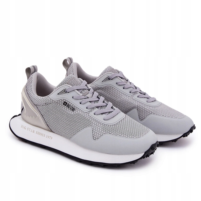 Pánské Tenisky Na Platformě Big Star RR174358 Hi-poly Systém Šedé 41