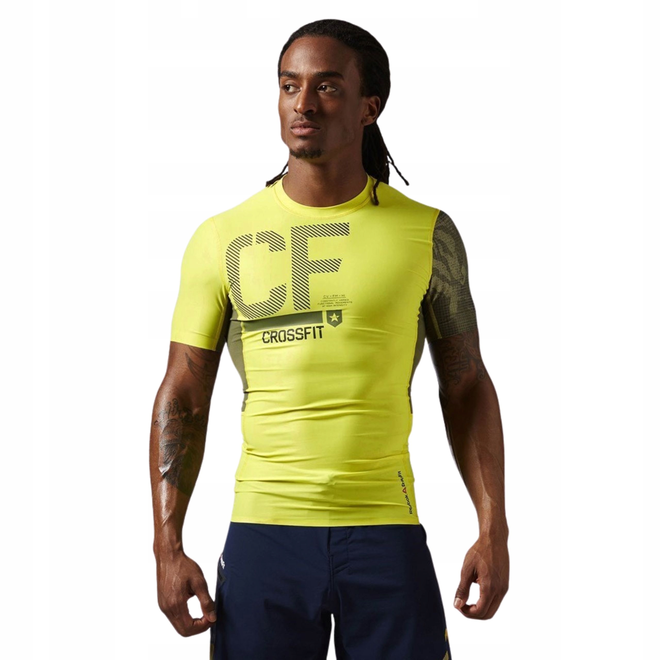 Męska koszulka treningowa Reebok Rcf Ss Compression M