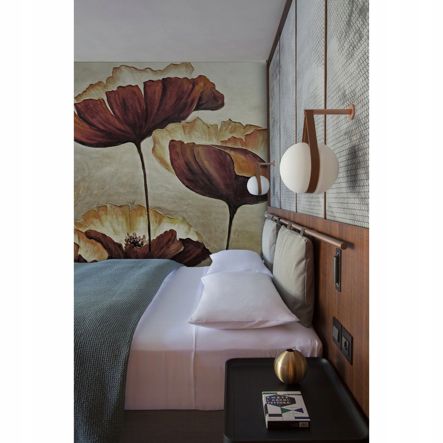 

Foto tapeta samoprzylepna Malarstwo maki 250x104cm