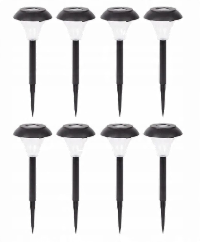 

Lampy solarne ogrodowe wbijane 8 szt. ogrodowe