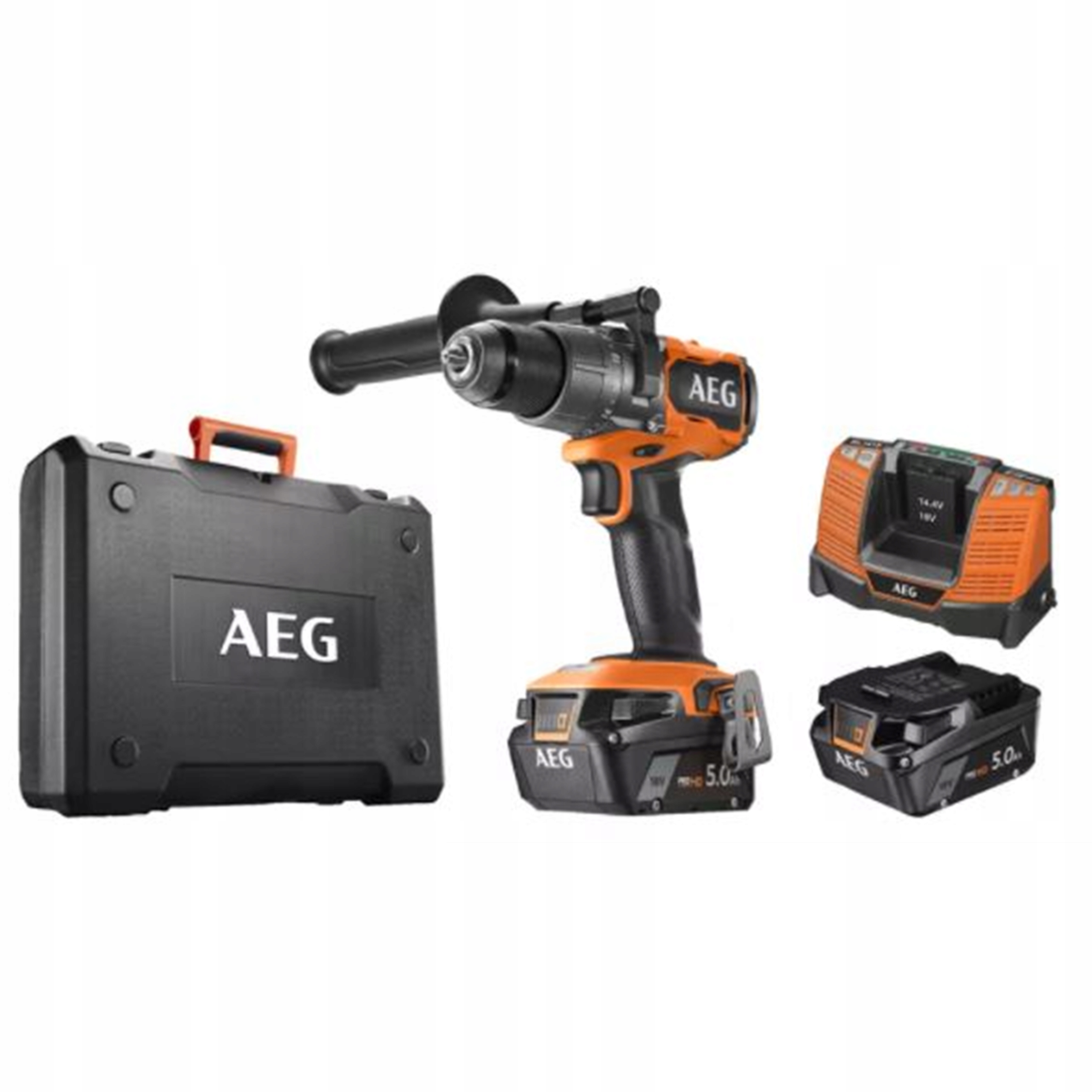 Aeg aku vrtačka s příklepem BSB18C3BL-502C 18V Aku 2x 5Ah nabíječka