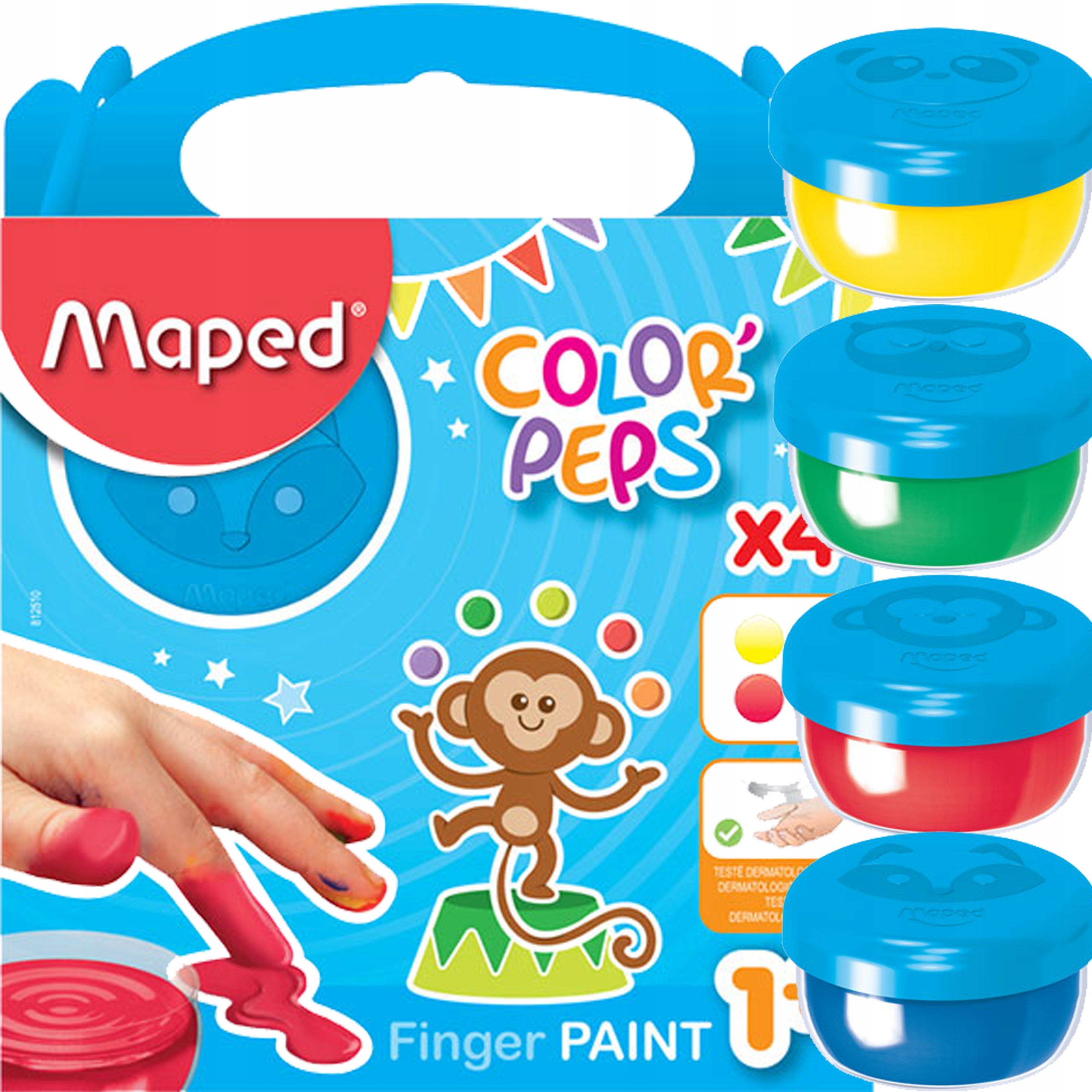 

Maped Farby Do Malowania Palcami 4 maluchy