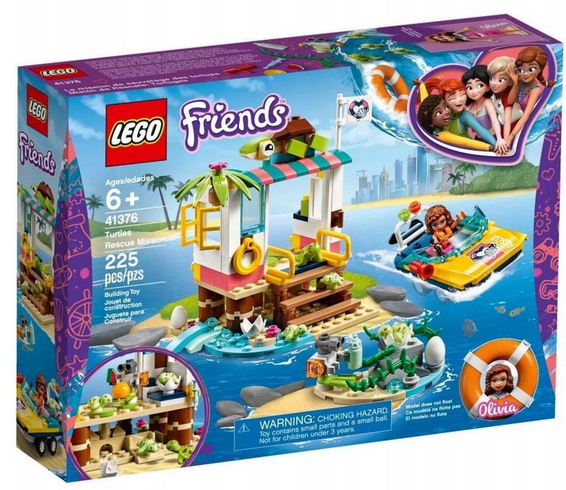 Lego Friends 41376 Na Ratunek Żółwiom