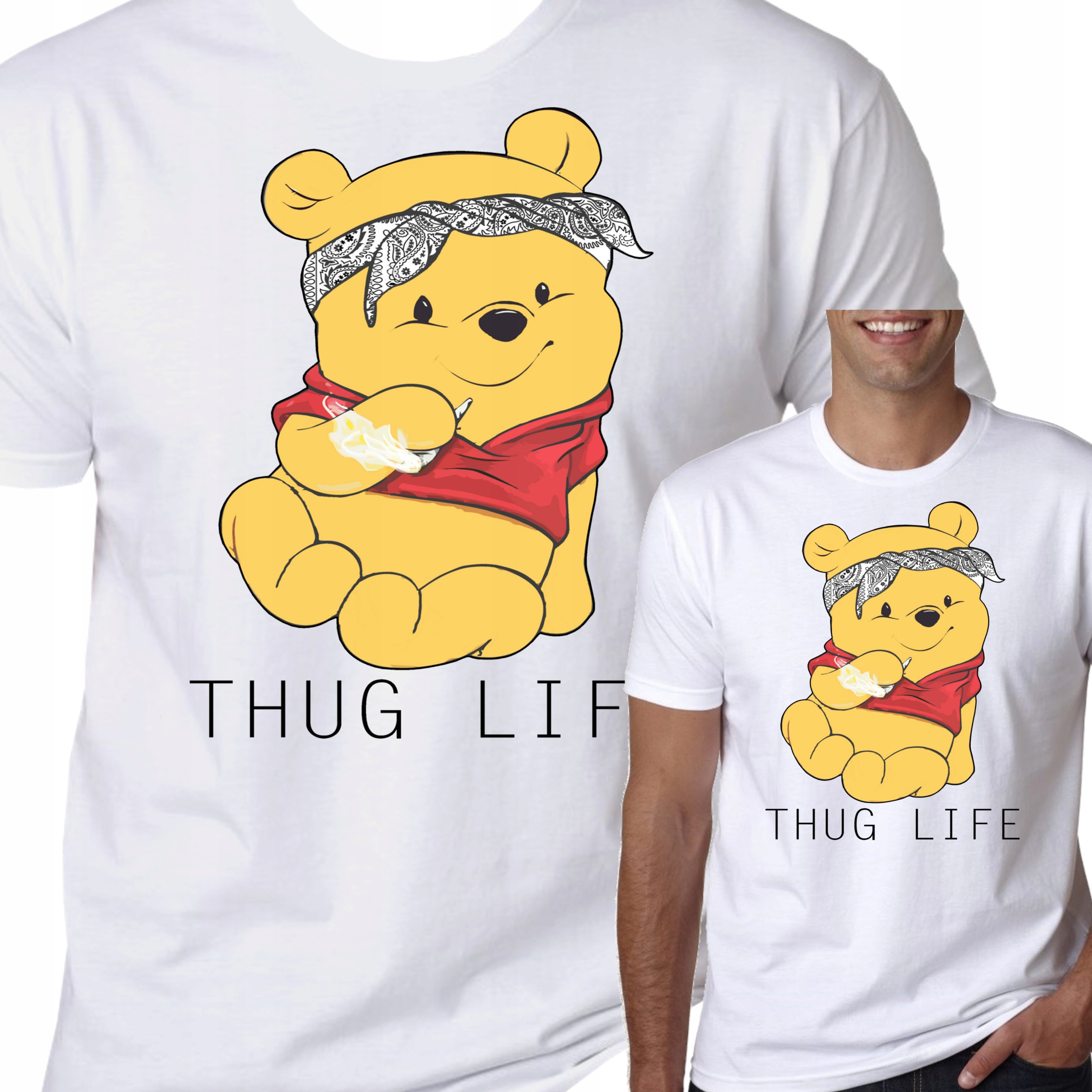 

Koszulka 2PAC Tupac Thug Life Kubuś XL 0805