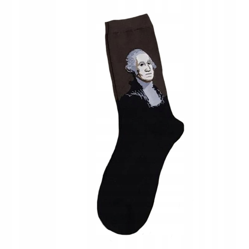 

George Washington modne kolorowe skarpetki Hit