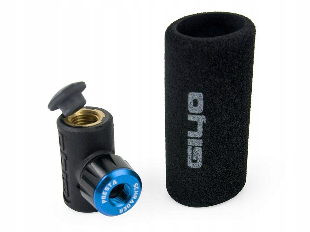 Pompka rowerowa na naboje CO2 Giyo GC-07, Av/dv