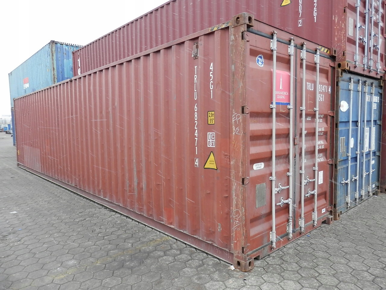 KONTENER MORSKI MAGAZYNOWY BUDOWLANY 40'HC 12m