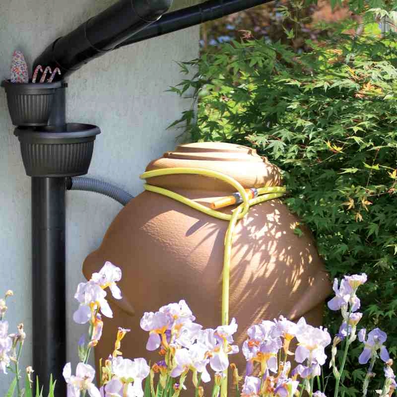 Zbiornik na deszczówkę 360l AMFORA beczka na wodę TERAKOTA Stan opakowania oryginalne