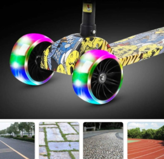 HULAJNOGA DLA DZIECI TRÓJKOŁOWA BALANSOWA SKŁADANA ŚWIECĄCA LED DUŻE KÓŁKA Kod producenta HULAJNOGA ŚWIECĄCA