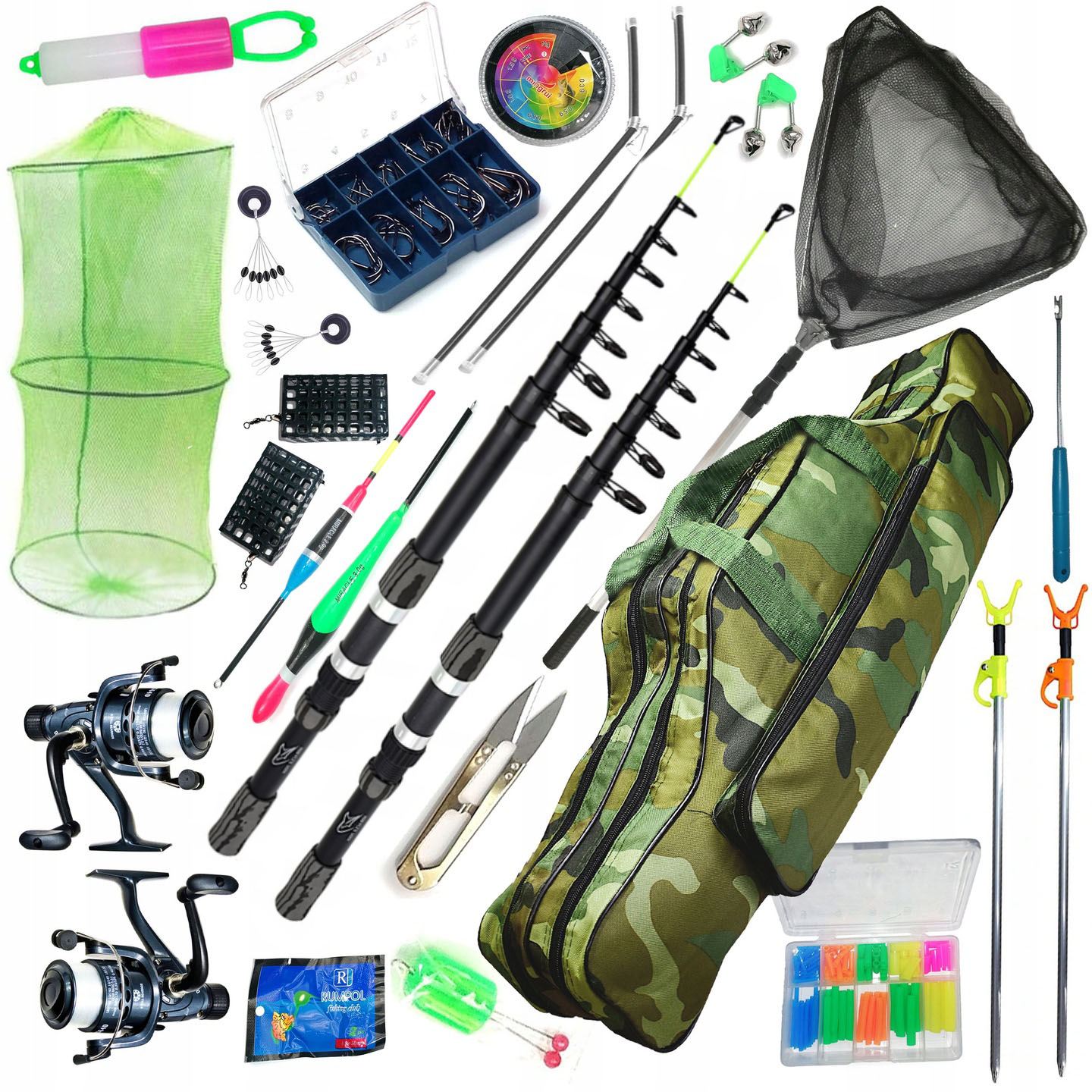 Rybářský Set PR-3C Zemní Splávkový Prut Travel Mf Univerzální