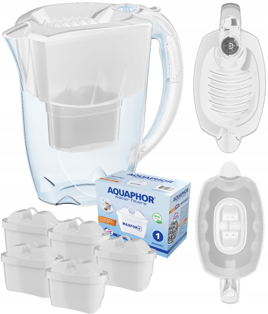 

5x filtr do wody Maxfor+ Dzbanek Amethyst 2,8 L