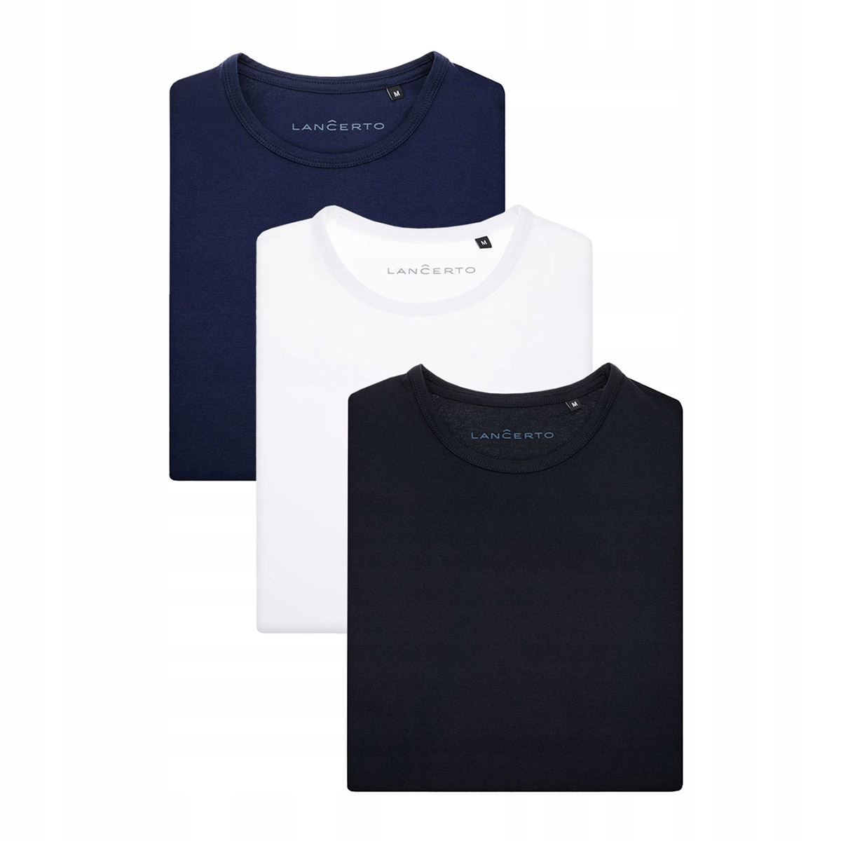 

Zestaw 3-pak Gładkich Koszulek T-shirt Zane M