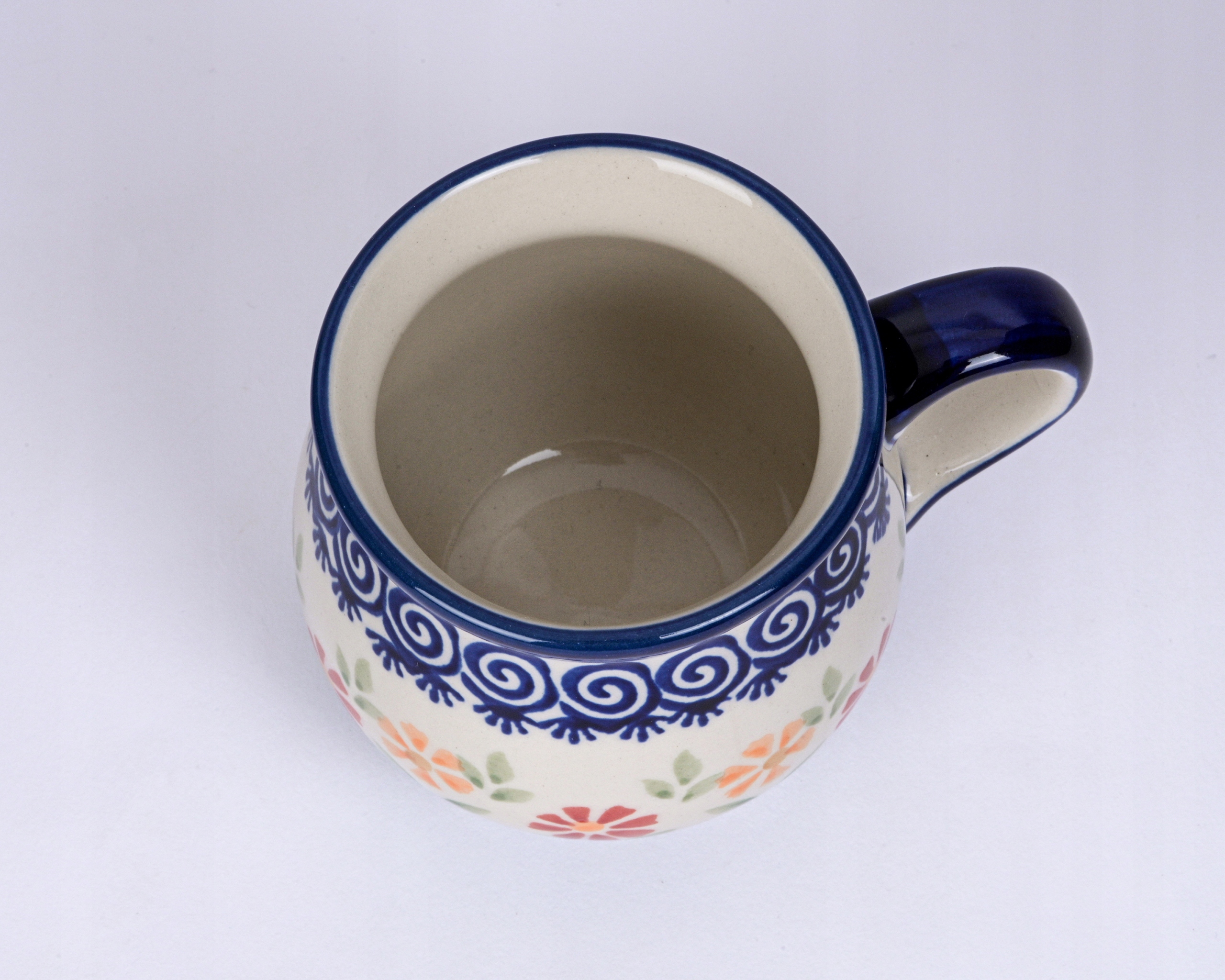 KUBEK CZESKI 0,25l CERAMIKA BOLESŁAWIEC manufaktura js14 k067 Marka Bolesławiec