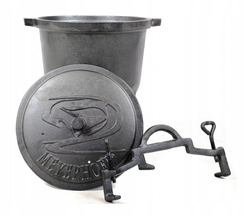 Kociołek Myśliwski 10L Emaliowany Żeliwny