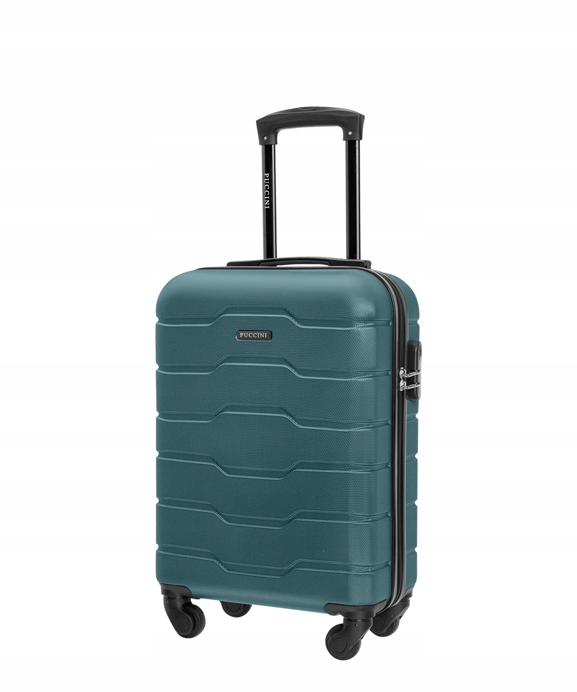 Walizka Kabinowa Podróżna Twarda Na Kółkach Puccini Zielona ABS024C-5