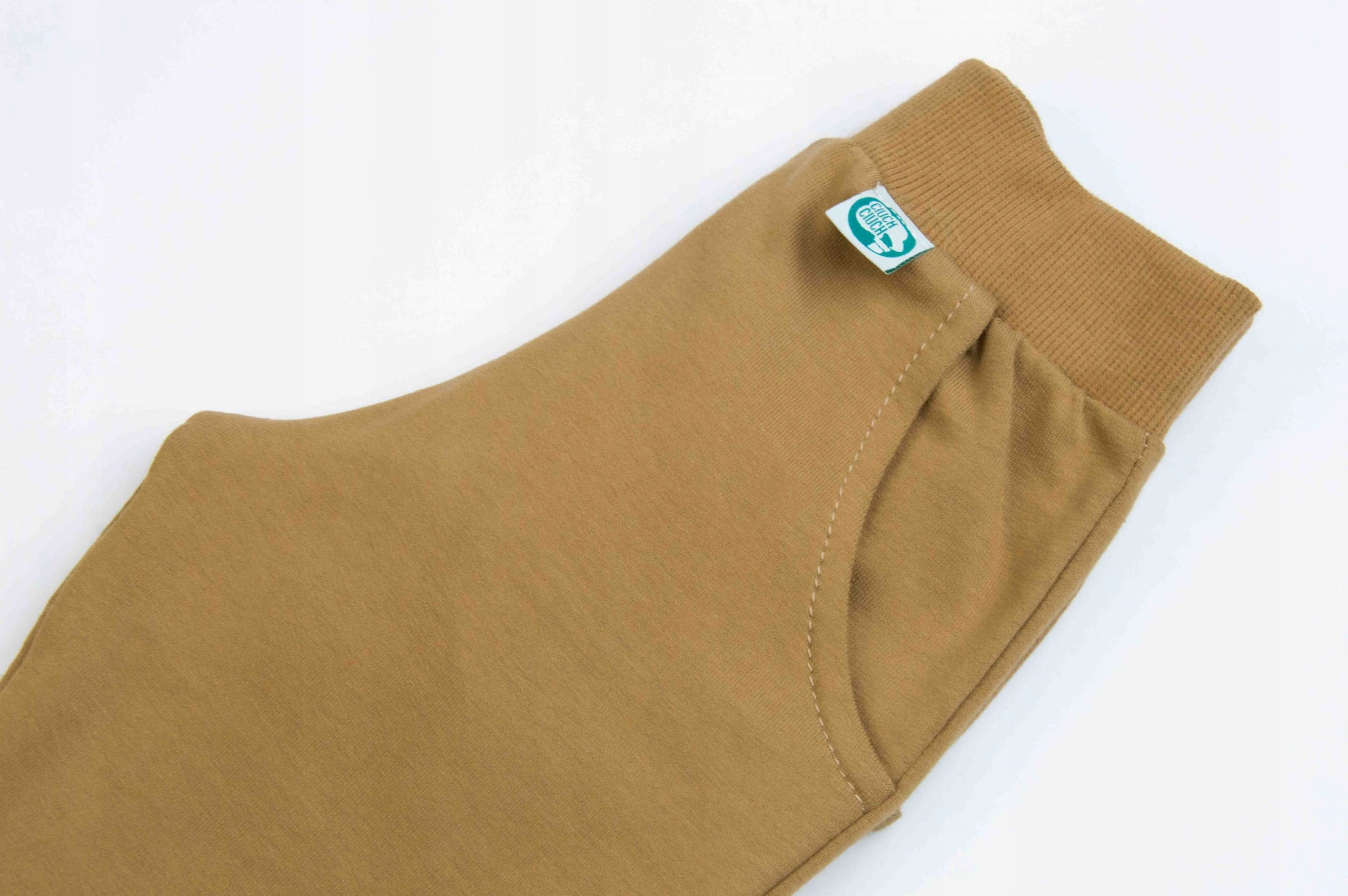 DRESOWE SPODNIE DZIECIĘCE szczupłe SLIM camel 110 Stan opakowania oryginalne