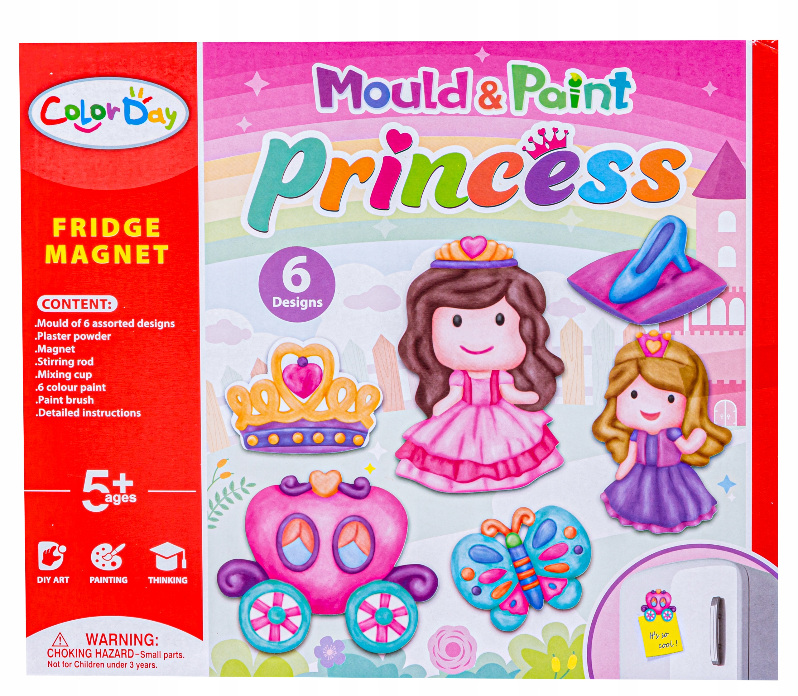 STWÓRZ MAGNES ZRÓB TO SAM DIY KRÓLEWNA MOTYL 6 SZT Kod producenta 8543